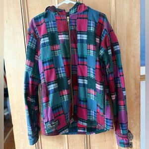 Vermont Flannel Co. Plaid Zip-Up Hooded Jacket